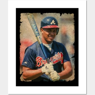 Andruw Jones - 8 for 20 With 2 Home Runs and 6 RBIS During The World Series, 1996 Posters and Art